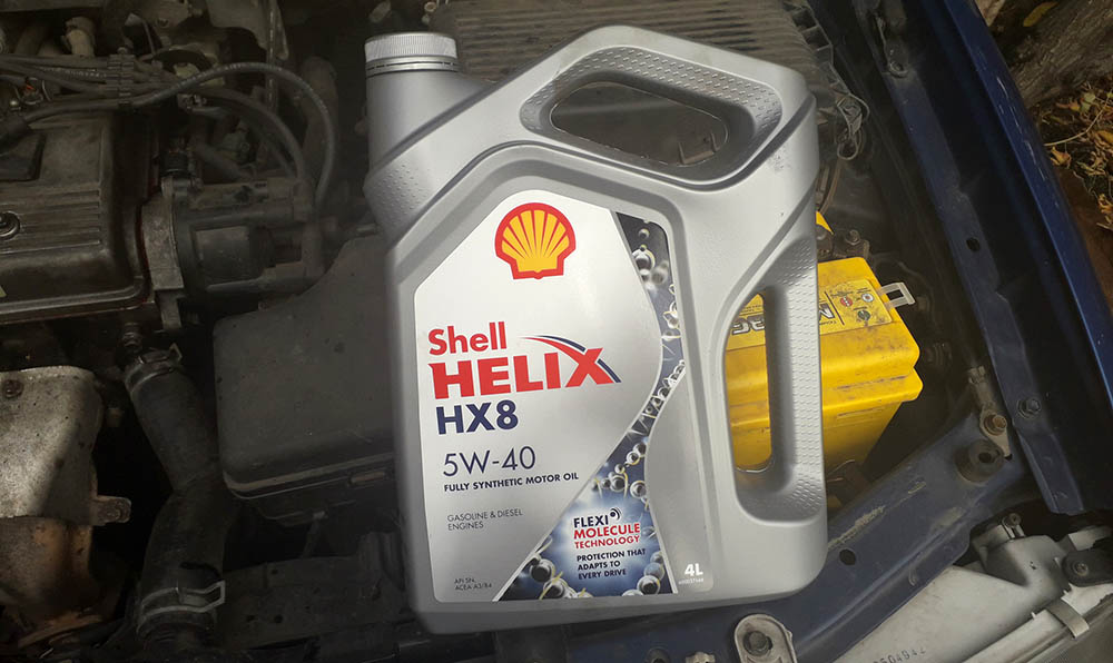 Shell Helix HX8 5W-40 для Лада Гранта