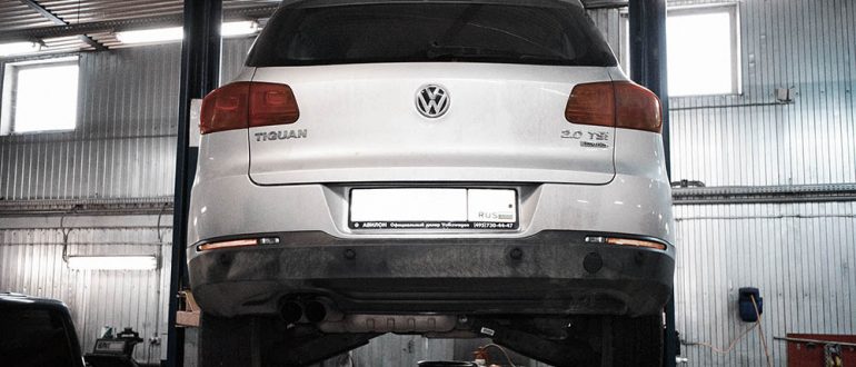 Замена масла в мостах и раздатке Volkswagen Tiguan