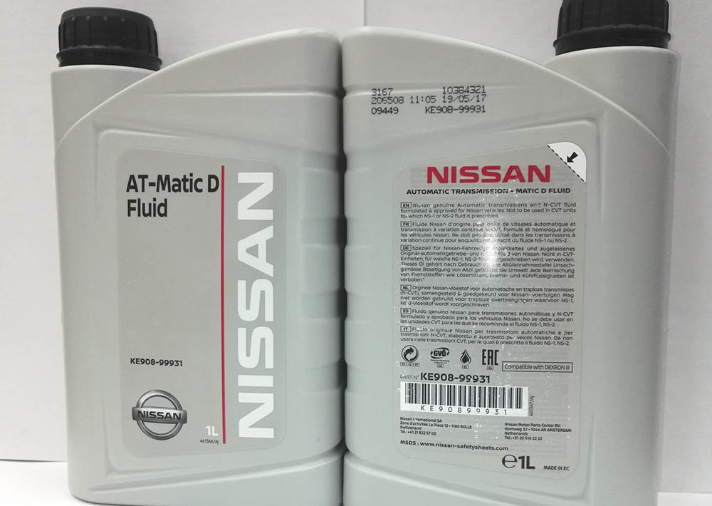 Matic Fluid D для АКПП Nissan Micra