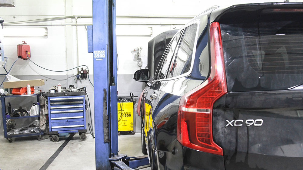 Замена масла в АКПП Volvo XC90