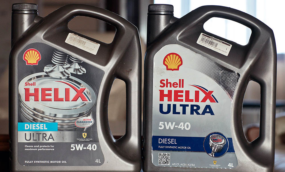 Shell Helix для дизеля