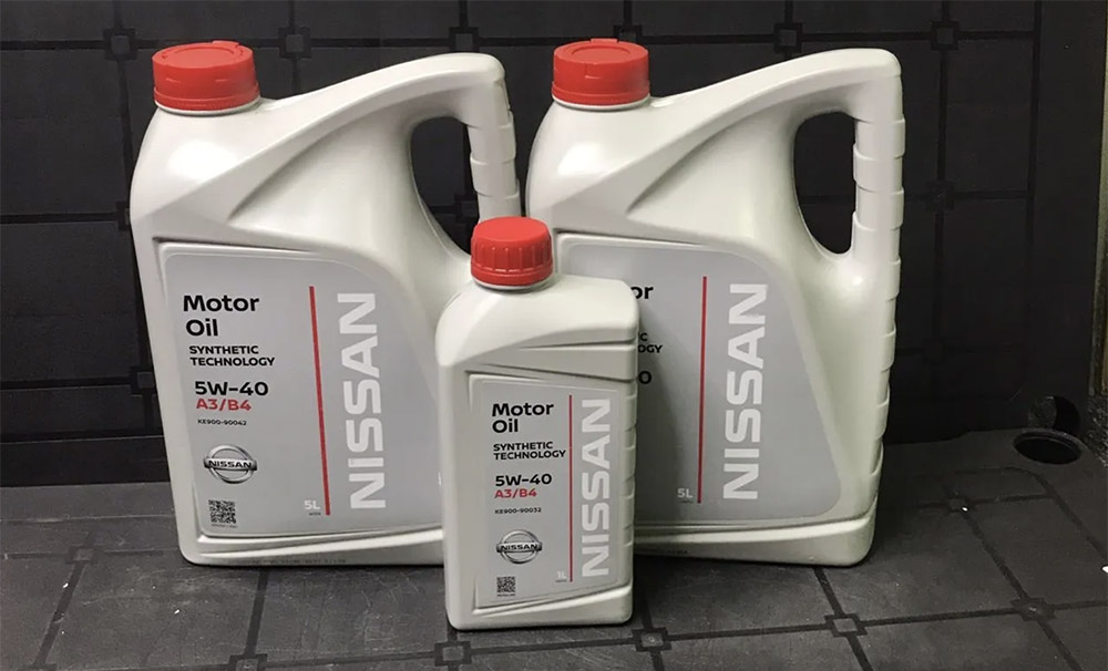 Формы выпуска моторного масла Nissan 5W-40 Канистры Nissan 5W-40