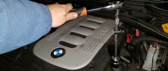 Замена масла в двигателе BMW X3